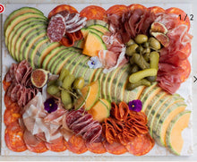Load image into Gallery viewer, Melon Parma Ham and burrata grazing board