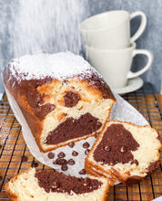 Load image into Gallery viewer, Marbleised Plumcake Vanilla and Dark Cocoa