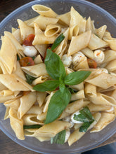 Load image into Gallery viewer, Pasta salad confit tomatoes, mozzarella and basil x 10
