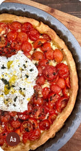 Load image into Gallery viewer, Tart confit tomatoes and burrata
