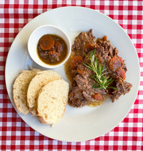 Load image into Gallery viewer, Slowcooked Brasato ( BEEF ) in Red Wine for FOUR people
